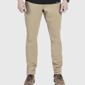 Origin Apparel Men’s Light Tan Canvas Tapered Pants Size 36 X 30 NEW with tags